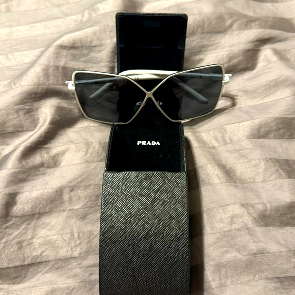White Prada Sunglasses